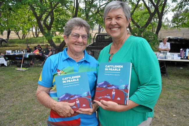 Burnett graziers Girlie Goody and Amanda Salisbury. Picture: Mackenzie Colahan