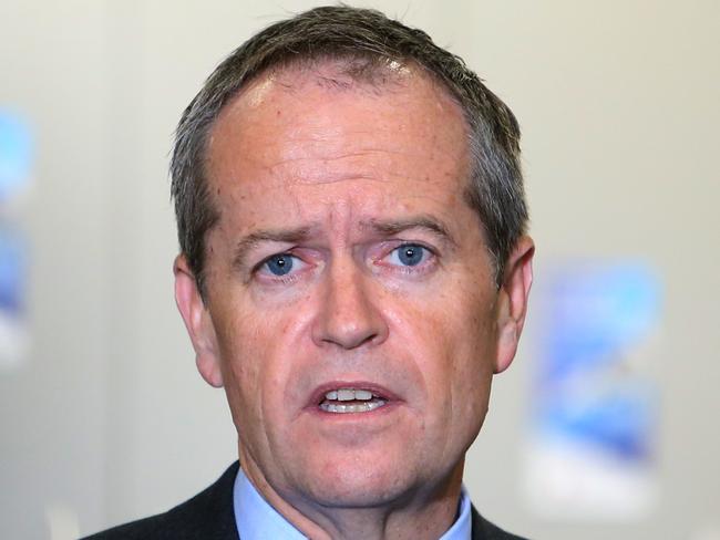 Opposition Leader Bill Shorten in Perth yesterday / Picture: Kym Smith