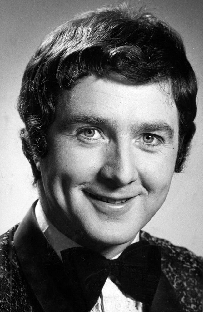 Philip Brady in the early years of his TV career. Picture: Supplied