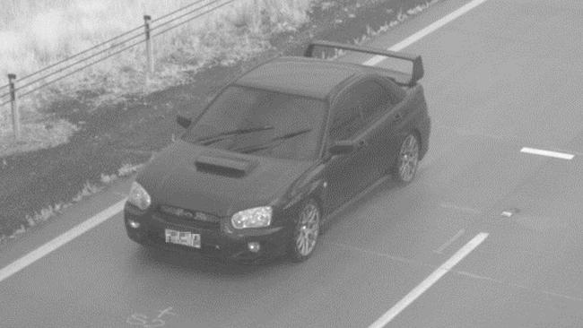 During their investigation police released a CCTV image of a black-coloured Subaru believed to have been in the vicinity of Seven Oaks at the time of the alleged shooting.