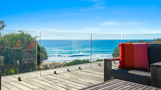 This four-bedroom, three-bathroom house at 34 Park Cres, Sunshine Beach, is the ultimate beach house.