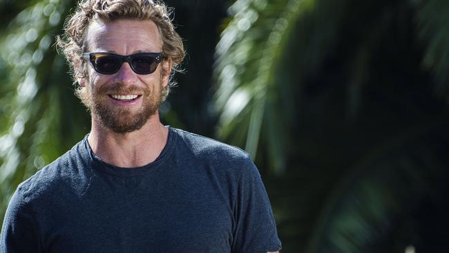 Actor Simon Baker. Picture: Christopher Pearce