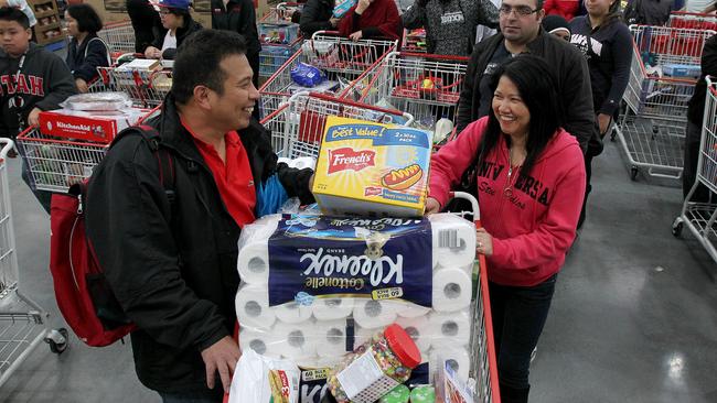 How many toilet rolls is that? Costco mania is impacting on Coles and Woolies pack sizes.