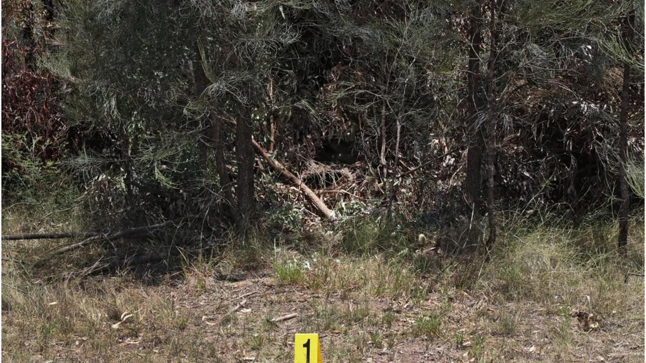 One of the sniper hides at the Train property.