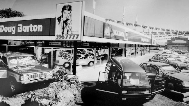 Doug Barton’s Holden dealership in 1984.