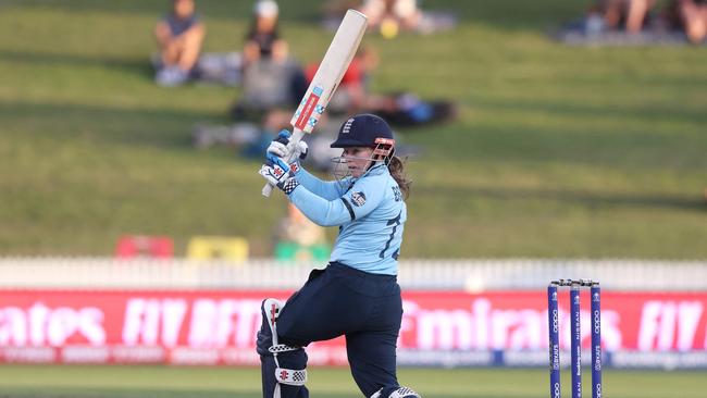 England has been average, but Tammy Beaumont’s been superb. Picture: AFP