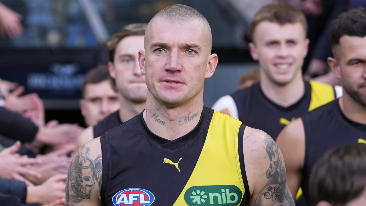 Dustin Martin is “happily retired”. Photo by Daniel Pockett/Getty Images