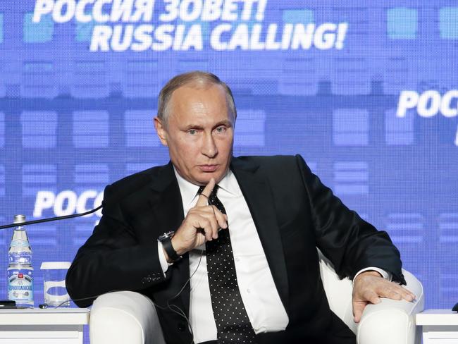 Russian President Vladimir Putin wants Russians abroad to return home. Picture: AP Photo/Ivan Sekretarev