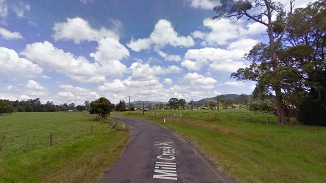 The body was found on Mill Creek Road in the Hunter Region. Picture: Google Maps