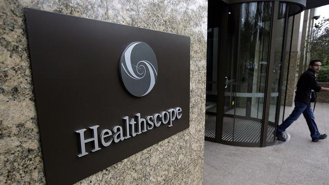 Brookfield took control of Healthscope in a $4.4bn deal earlier this year. Picture: Bloomberg