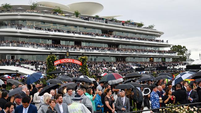 The majority of tickets will likely once again be reserved for Victoria Racing Club members. Picture: Vince Caligiuri.