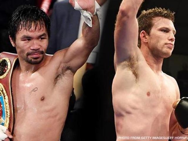 SUPERFIGHT: Manny Pacquiao and Jeff Horn.