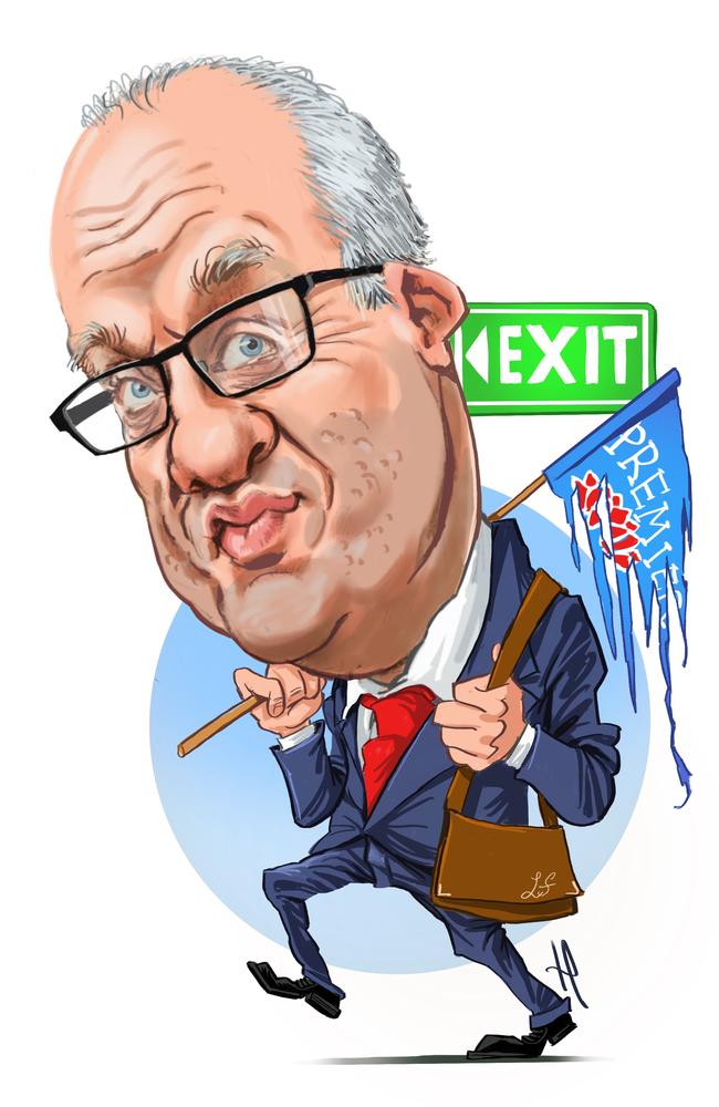 Luke Foley resigns as NSW Opposition Leader. Art: Terry Pontikos