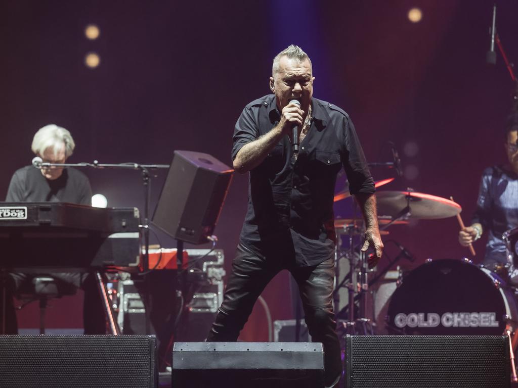 Cold Chisel The Big Five-0 tour at MyState Bank Arena. Picture: Caroline Tan