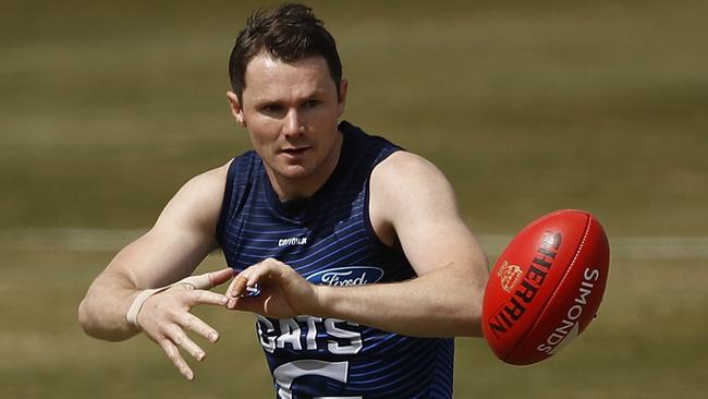 Patrick Dangerfield has previously said the cause outweighs any potential injury a player might suffer. Picture: AFL Photos/Getty Images