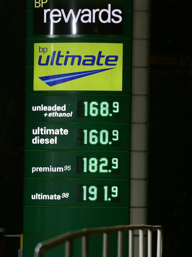 Last week, BP Edgecliffe was selling E10 at 168.9 cpl and Ultimate 98 at 191.9 cpl.