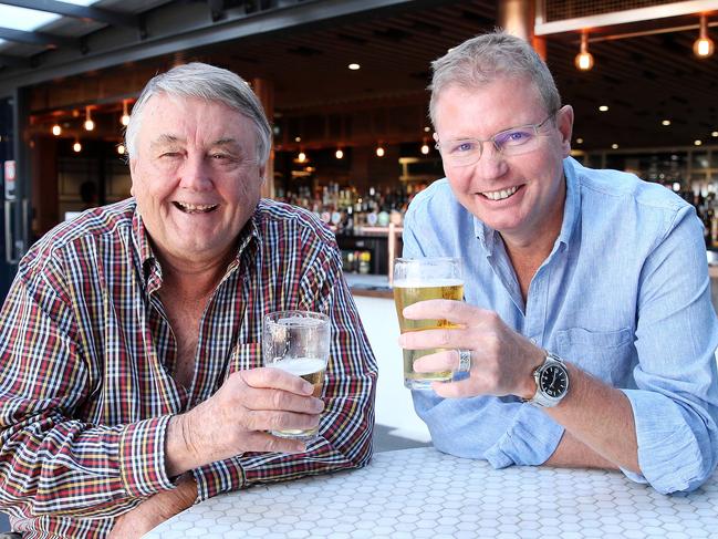 Arthur and Craig Laundy are excited to start work on developing Food Town in Umina Beach. Picture: Tim Hunter.