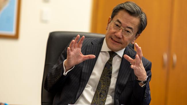 Former Japanese ambassador to Australia Shingo Yamagami. Picture: NewsWire / Gary Ramage