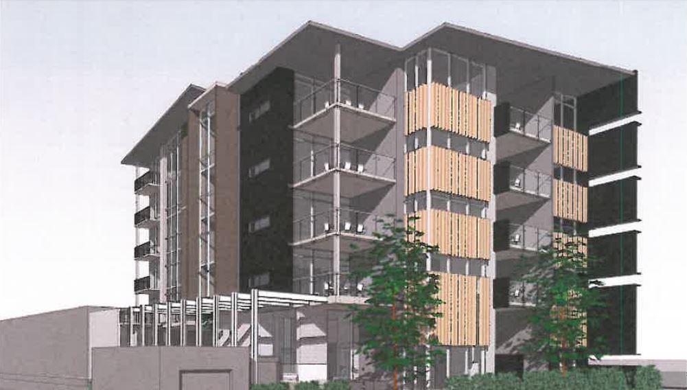 Concept art for new apartment block in Toowoomba CBD. Picture: Aspect Architecture