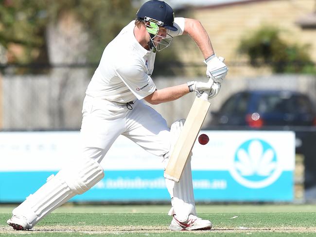 Daniel Heatley defends for Plenty Valley. Picture: Josie Hayden