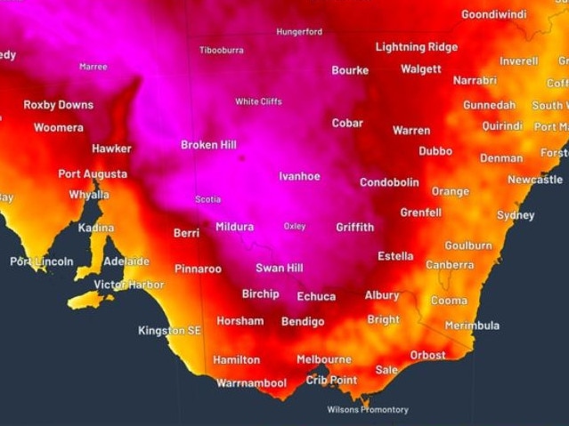 The final week of summer is set to bring extreme weather to parts of Australia, including heatwave conditions in WA and extreme fire danger in Victoria. Picture: Weatherzone