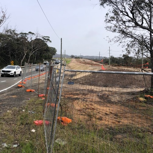 A section of the deferred" $340m upgrade to the 3.4km Mona Vale Road (West), between McCarrs Creek Rd at Terrey Hills and Powder Works Rd, Ingleside.