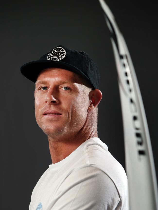 Mick Fanning after announcing his retirement. Picture: Richard Dobson