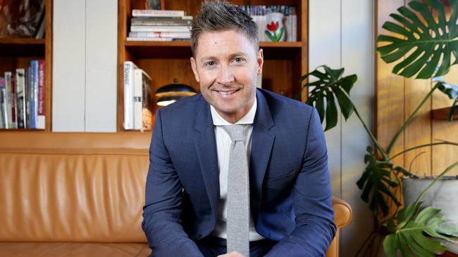 Michael Clarke at the launch of this summers Cricket Ashes, held at the Hotel Centennial in Woollahra. Picture: Jonathan Ng