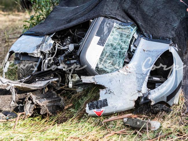 He was lucky to survive a car crash in 2017. Picture: Supplied