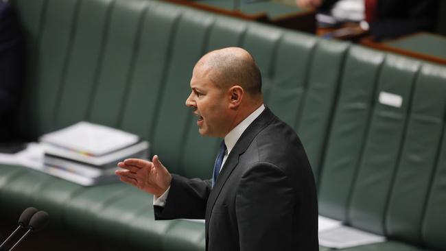 Treasurer Josh Frydenberg has declared he won’t be intimidated by scare tactics from Facebook and Google. Picture: Sean Davey.