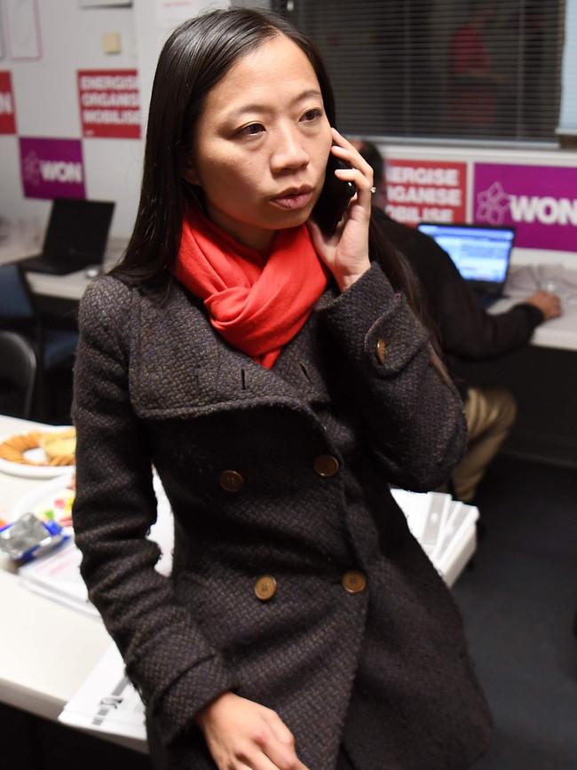 Labor’s Chisholm candidate Jennifer Yang. Picture: AFP