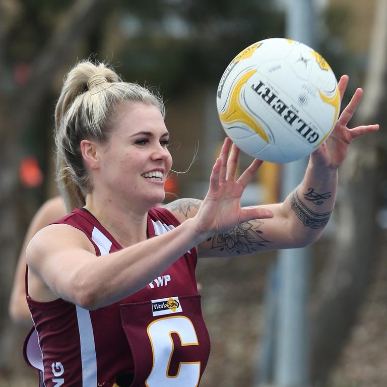 A Grade netball GDFL: Bell Post Hill v East Geelong East Geelong centre Alanna Cottrill Picture: Mark Wilson