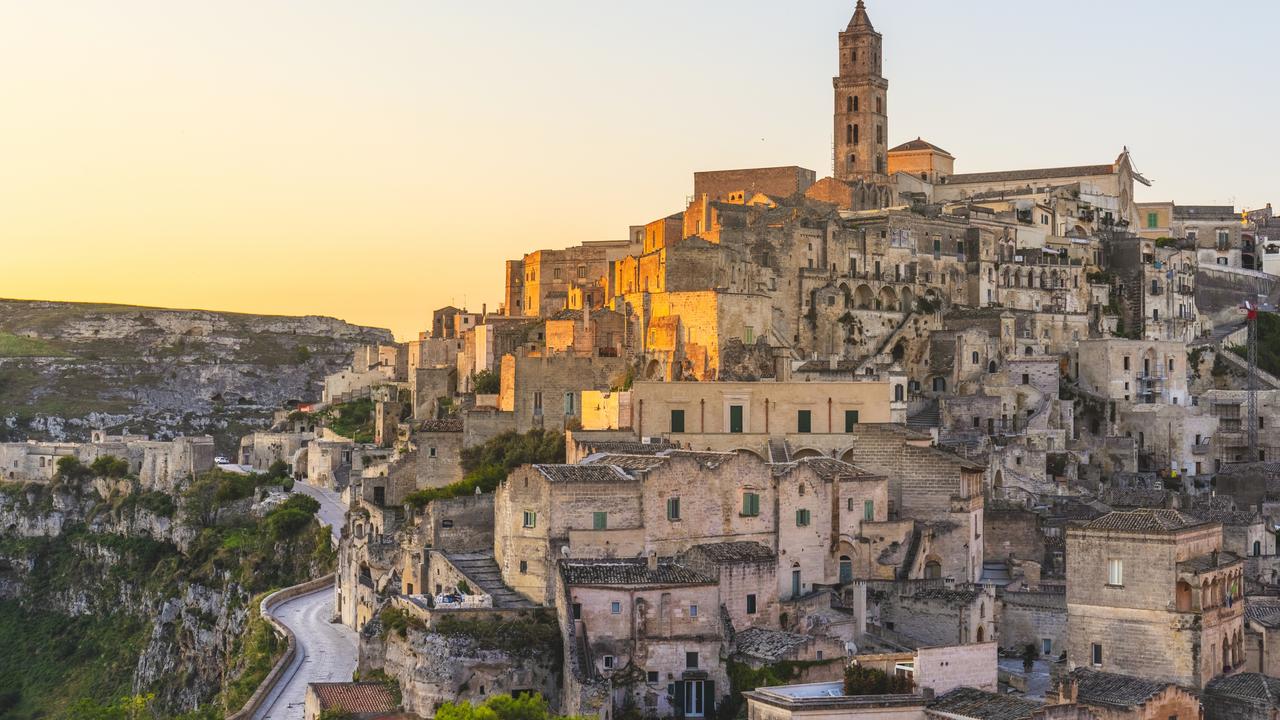 Lesser known destinations like Matera in Italy are becoming more popular. Picture: Getty