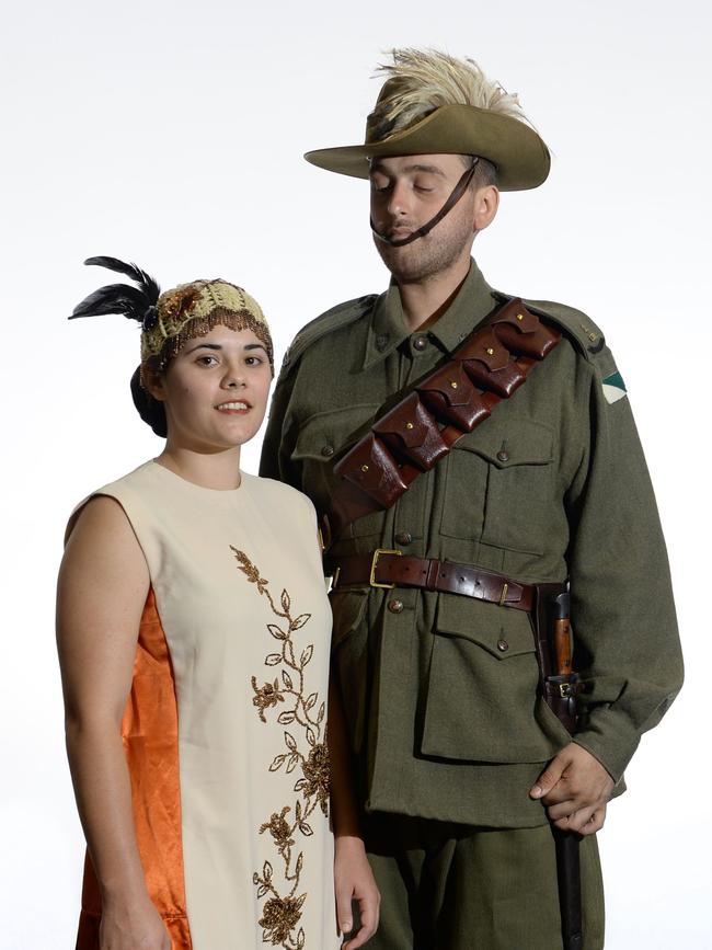 'The Legend was Created' stars Sophie Salvesani and Alex Andujar. Photo: Rob Williams / The Queensland Times