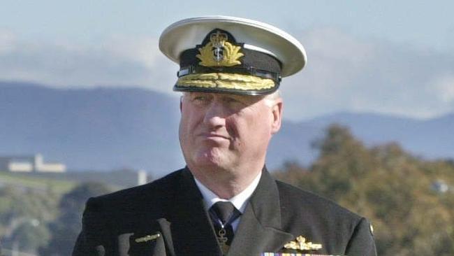 Former navy chief Vice Admiral David Shackleton.