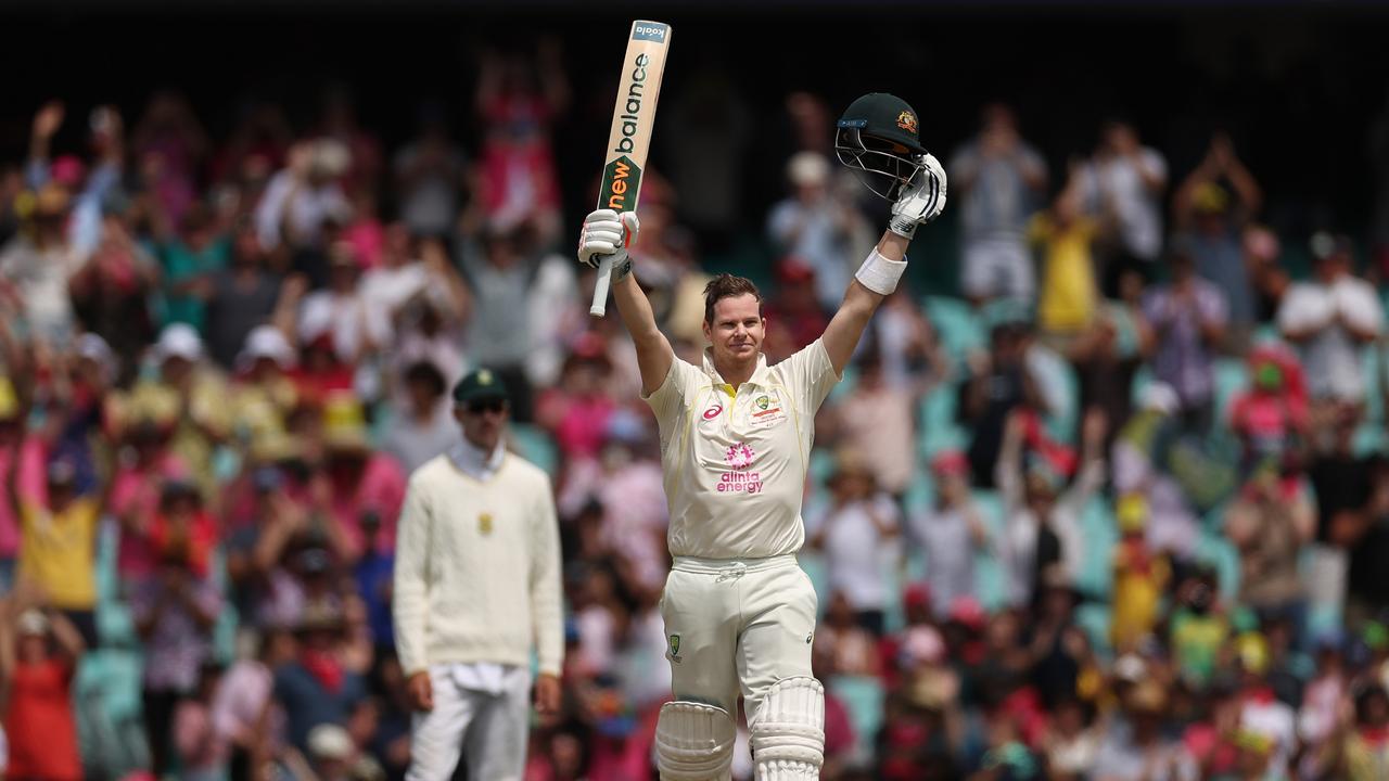 Steve Smith punished South Africa with his 30th Test century this week. He remains at the peak of his powers. Picture: Getty