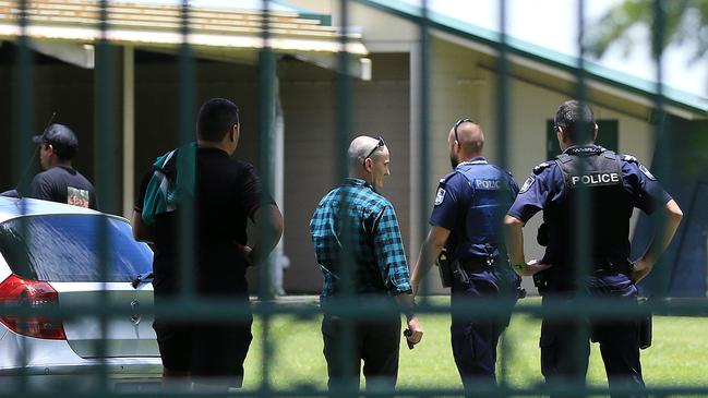 Police visiting Trinity Bay High School after some students caused disruptions to class and teachers PICTURE: JUSTIN BRIERTY