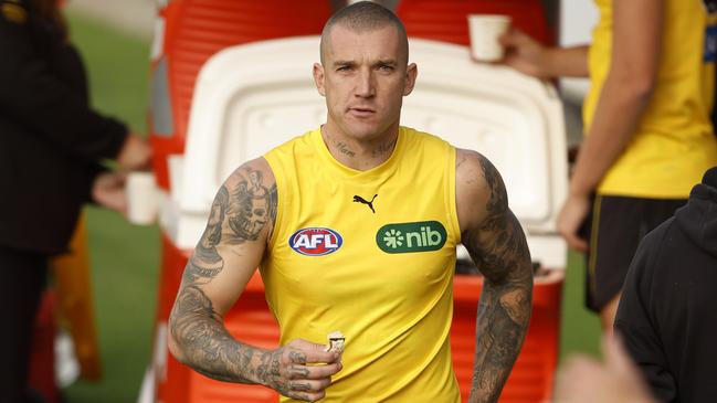 Dustin Martin has been linked with an early retirement. Picture: Darrian Traynor/Getty Images