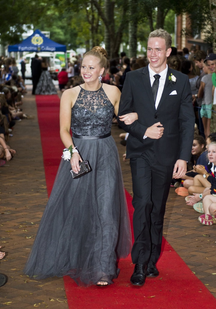 ( From left ) Annabelle Johnman and Dylan Stevens. Picture: Nev Madsen