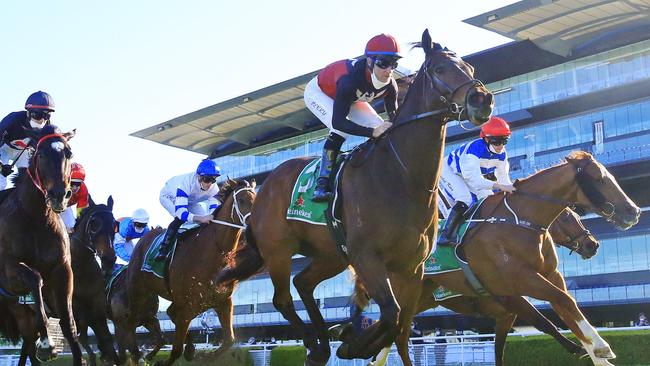 Phobetor storms to victory in the Group 2 Missile Stakes at Randwick. Picture: Getty Images