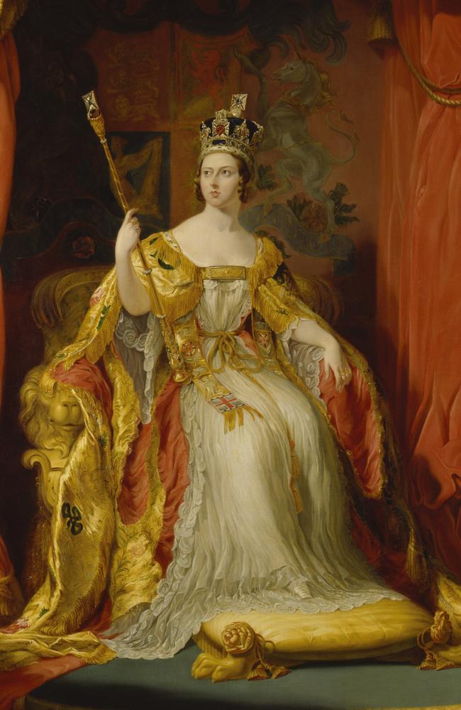 Queen Victoria by Sir George Hayter 1863 @ National Portrait Gallery Tudors and Windsors Exhibition Bendigo Art Gallery Images Courtesy of Bendigo Art Gallery