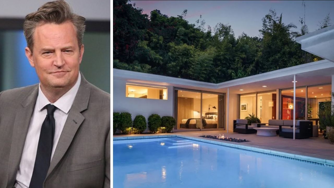 Matthew Perry’s final $8m home finds new buyer. Picture: Getty Images; Realtor