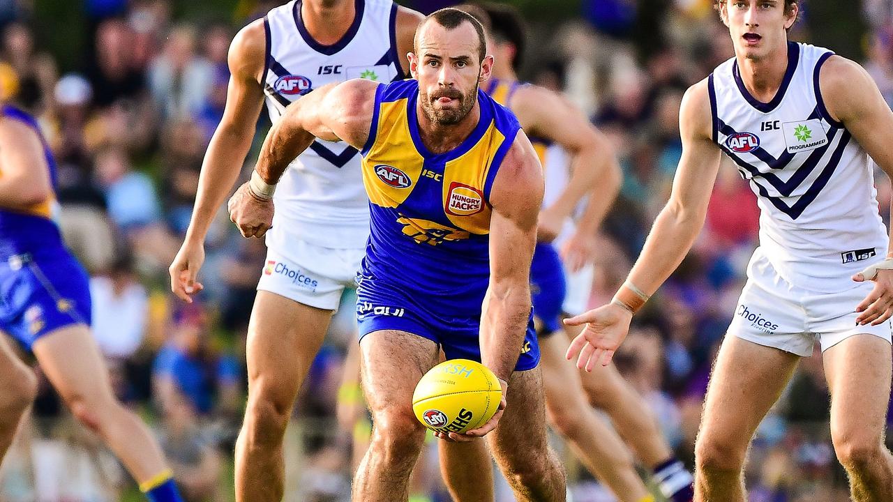 Shannon Hurn has been a consistent performer for West Coast for many years. Picture: Getty