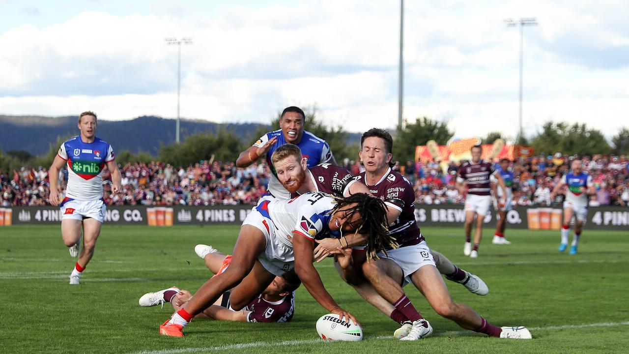 Young admits his confidence was shaken after being axed, but after saving the day for Newcastle, hopes his spot in the team is secure. Picture: Getty Images.