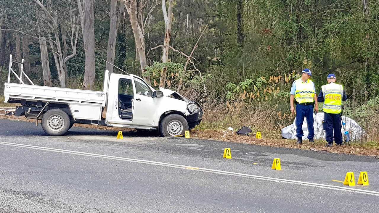 Nymboida 15th June 2019A woman has died and another was taken to Grafton hospital after being trapped following what Police describe as a three car crash on the Armidale Road about 40km south west of Grafton.Police say the accident happened at about 8.30am this morning.Police have not released age or other details about the deceased woman pending thier making contact with family however it's understood she was a younger woman possibly a local.Photo Frank Redward. Picture: Frank Redward