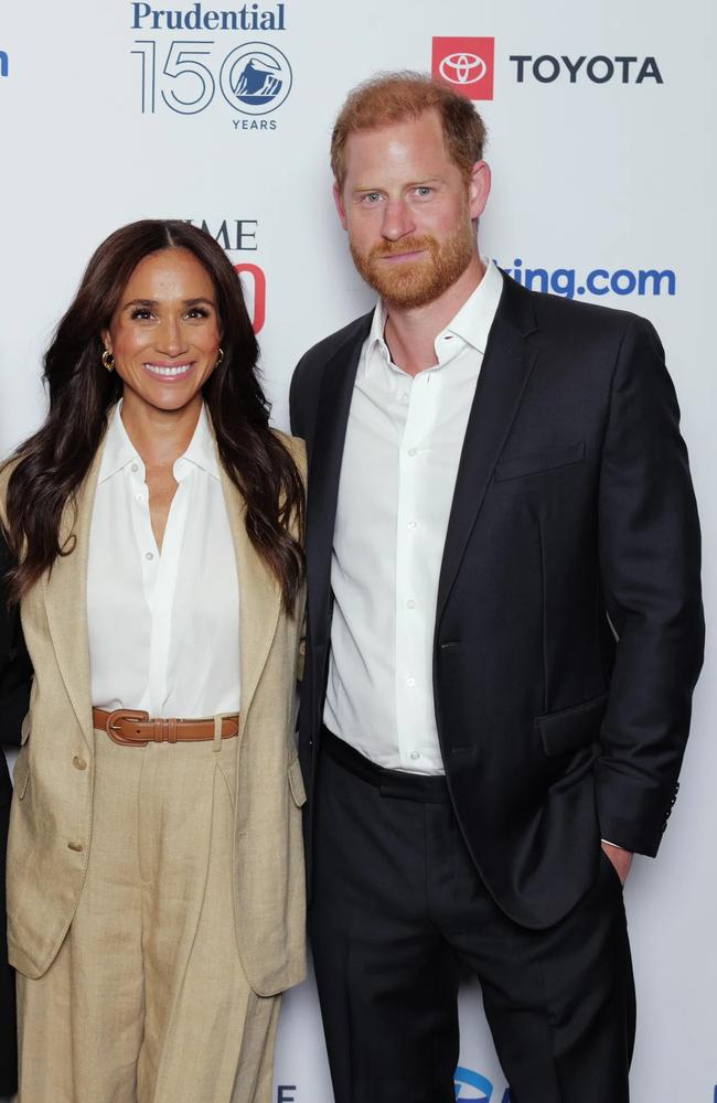 Prince Harry is back in the US with wife Meghan Markle, with the couple alleging they do not feel safe in the UK. Picture: Getty