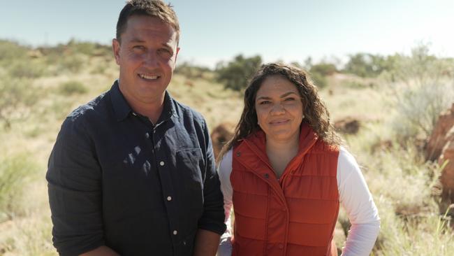 Matt Cunningham chats with Jacinta Price in his doco The Voice: Australia Decides. Picture: Sky News