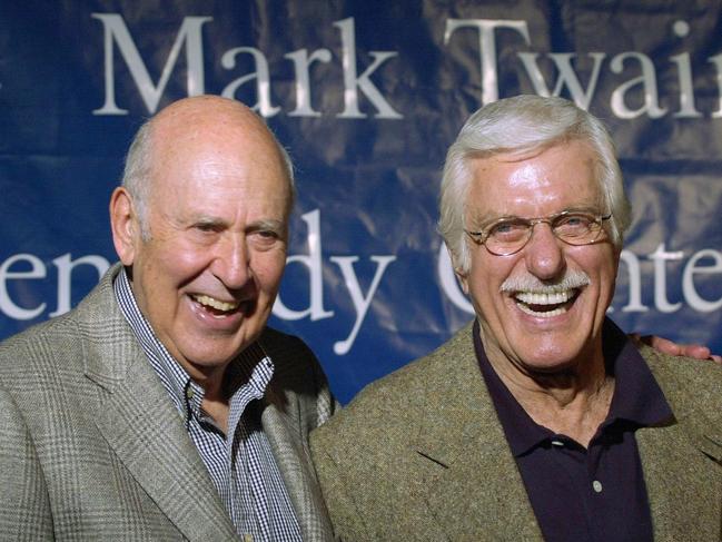 He’s lost many friends including comedian, director and producer Carl Reiner. Picture: AFP