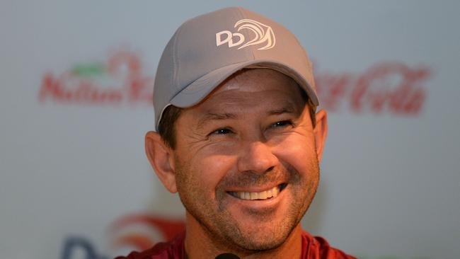 Ricky Ponting as coach of the Delhi Daredevils in the IPL.