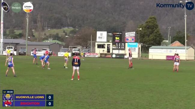 Replay: Huonville Lions v Brighton - SFL Seniors semi final